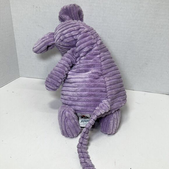 Jellycat London Mouse Rat Cordy Roy Corduroy Purple Plush Stuffed Animal 15" HTF - Picture 5 of 6